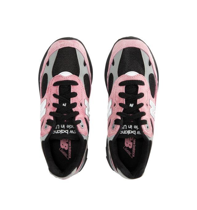 Image 5 of 5 - PINK - NEW BALANCE 993 Sneaker featuring mesh upper, suede overlays, ABZORB midsole, ACTEVA cushioning, reflective accents designed to catch the light and full-length rubber outsole with Ndurance rubber heel for added durability.