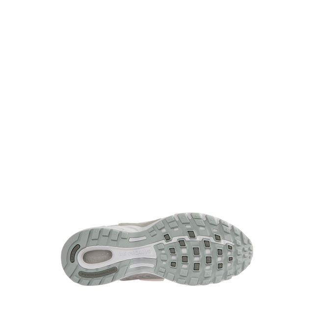 Image 4 of 5 - SILVER - NIKE Air Pegasus Wave Premium Sneaker featuring upper combines mesh, textile and leather for a layered look, Nike Air technology absorbs impact and rubber outsole.