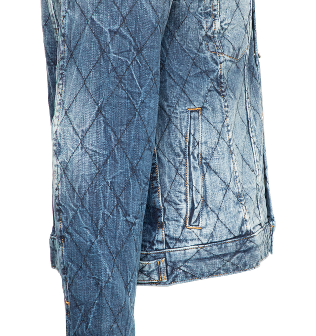 JIMMY QUILTED STRETCH DENIM JACKET (MENS)