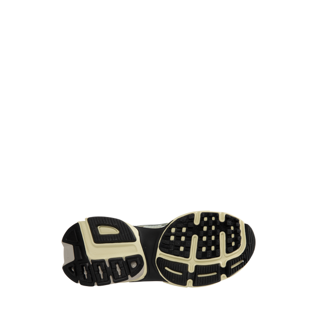 Image 4 of 5 - SILVER - NIKE V2K Run Sneaker featuring mesh upper, dual-density foam midsole, translucent plastic accents and rubber outsole.