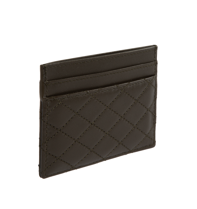 GABY CARD CASE IN QUILTED LAMBSKIN