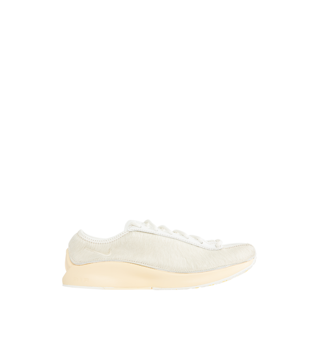Image 1 of 5 - WHITE - Air Superfly LX Sneaker featuring pony hair leather, low-profile shape, raw-edge construction around the collar, Nike Air technology in the heel and rubber outsole.