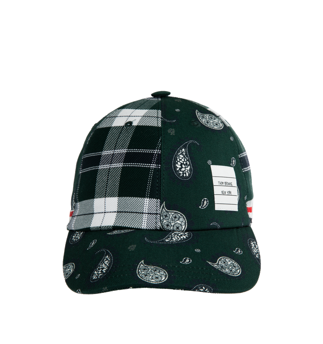 PRINTED CANVAS BASEBALL CAP (MENS)