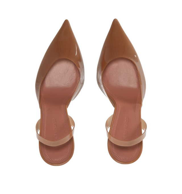 HOLLI GLASS SLINGBACK PUMPS