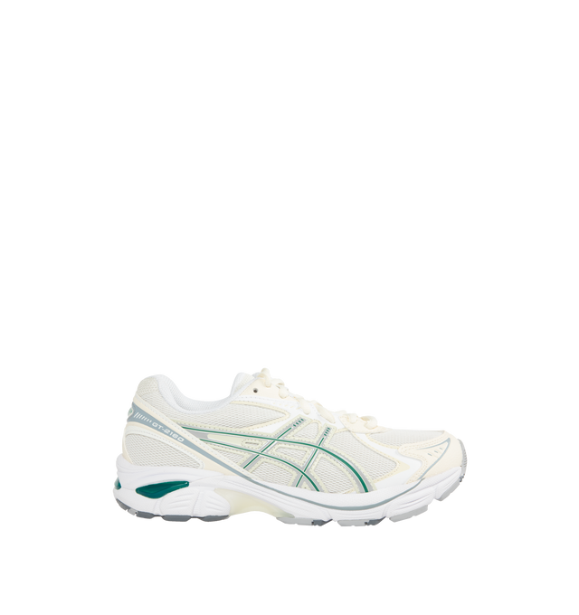 Image 1 of 5 - WHITE - Asics GT-2160 sneaker with a sleek aesthetic and wavy forefoot sculpting, featuring a segmented midsole structure and GEL technology inserts for advanced cushioning.