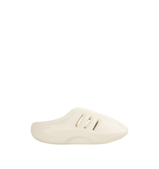 Image 1 of 4 - WHITE - ADIDAS Adifom IIInfinity Mules featuring regular fit, slip-on, molded with a ripple-textured footbed, foam upper and foam outsole.