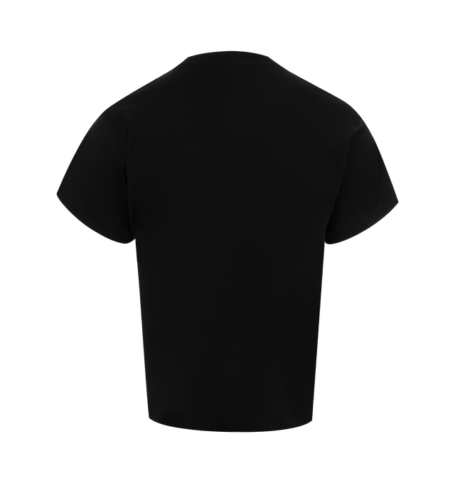 Image 2 of 2 - BLACK - The Row Sator Top has a crew neck and a relaxed fit. 100% cotton. Made in USA.