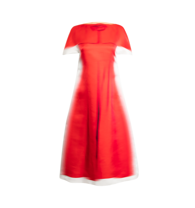 BLURRED PRINT DRESS (WOMENS)