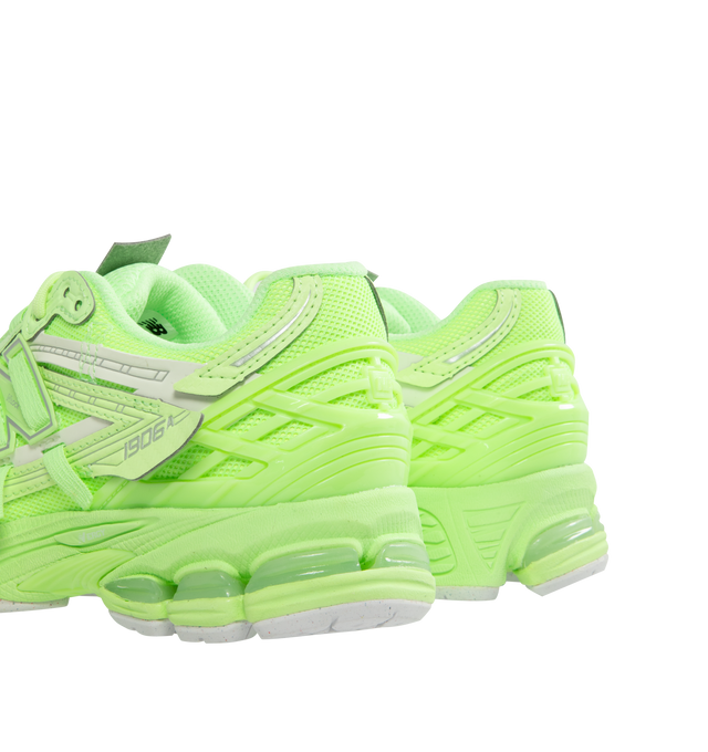 Image 3 of 5 - GREEN - NEW BALANCE 1906A Sneaker featuring mesh upper with synthetic overlays, mesh underlays, ACTEVA LITE midsole cushioning, ABZORB SBS heel cushioning, N-ergy outsole provides superior shock absorption, Stability Web technology, TPU heel cage and rubber outsole.