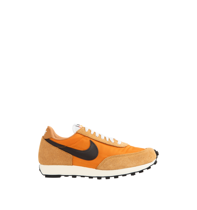 Image 1 of 5 - BROWN - NIKE Daybreak SP Sneaker featuring breathable mesh and shaggy suede upper, vintage waffle outsole, lace up closure, foam midsole and rubber outsole.