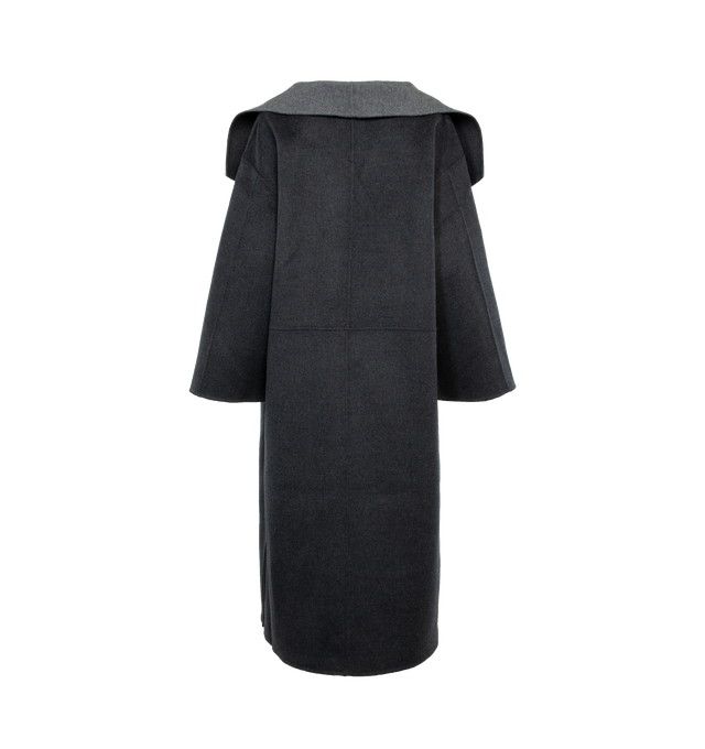TWO-TONE WOOL CASHMERE COAT (WOMENS)