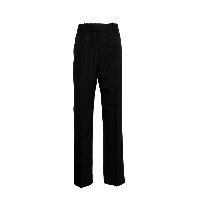LIGHT WOOL WIDE LEG TROUSERS (WOMENS)