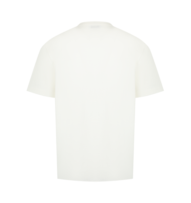 Image 2 of 2 - WHITE - Jil Sander Mens T-Shirt is crafted from soft cotton jersey. Features a relaxed fit, crew neckline, short sleeves, straight hem, and a chest pocket. Main Material: 100% Cotton. Made in Italy