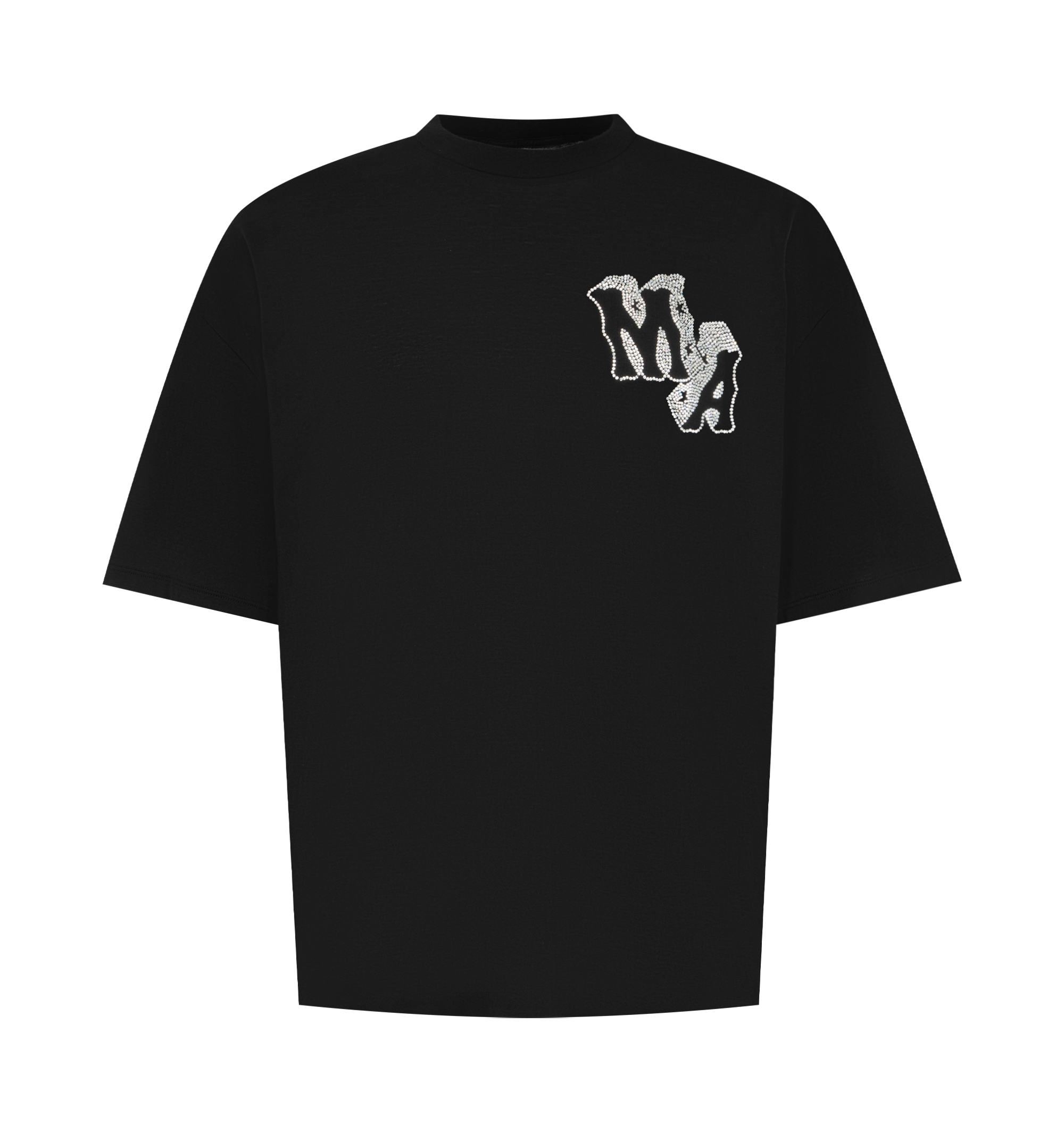 RHINESTONE BLOCK LETTER TEE (MENS) – HIRSHLEIFERS