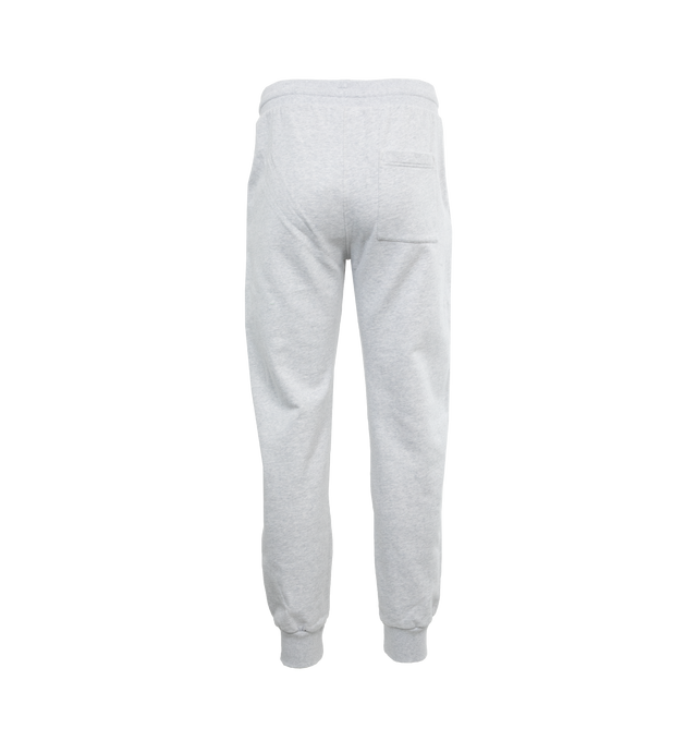 Image 2 of 4 - GREY - CASABLANCA Triomphe D'Orange Sweatpants featuring drawstring fastenings, cuffed leg, side pockets and elasticated waist. 100% organic cotton. 