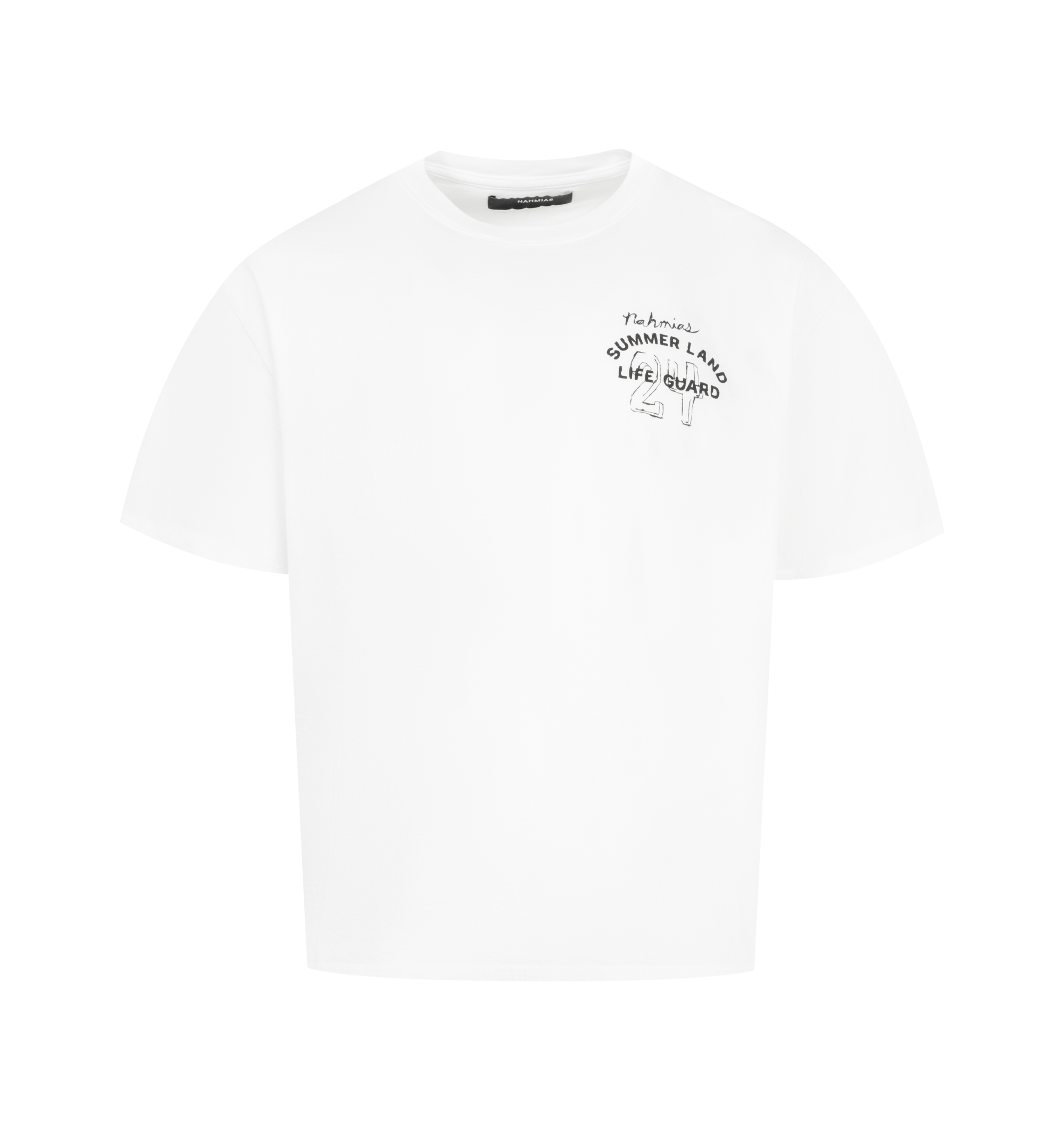 333k ホワイト Tシャツ S LIFE GUARD SCRIPT BOXY T-SHIRT (MENS) – HIRSHLEIFERS