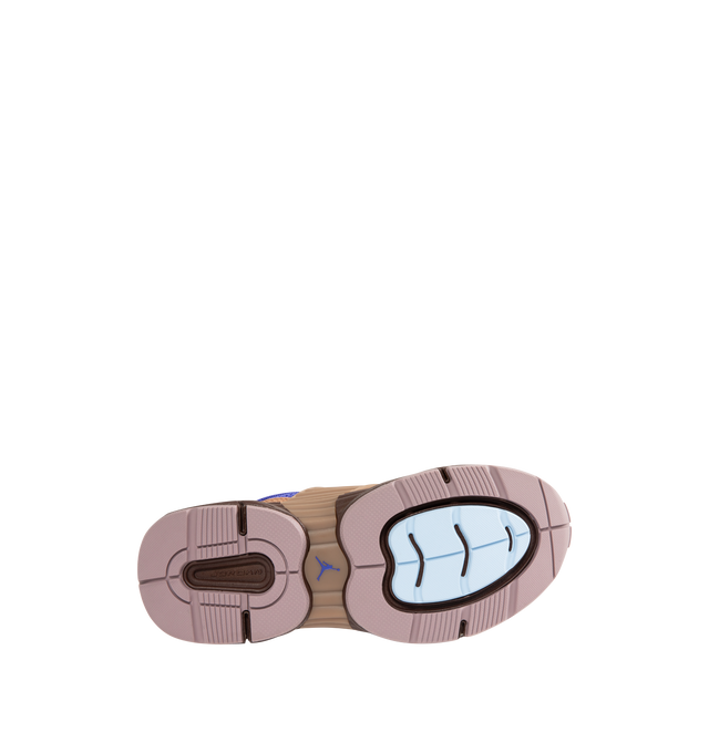 Image 4 of 5 - BROWN - JORDAN Trunner O/S Sneaker featuring Jordan logo on the sole, velcro closure, synthetic upper, rounded toe, heel and tongue pull tab and rubber outsole.