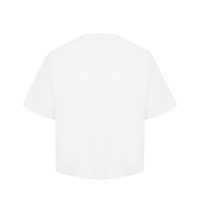 Image 2 of 2 - WHITE - CARHARTT WIP Hackwork T-Shirt featuring boxy loose fit, midweight cotton jersey, stone-washed for a softer feel and a graphic print on the front. 100% cotton.