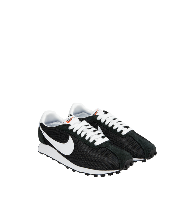 Image 4 of 7 - BLACK - NIKE LD-1000 Sneaker featuring upper combines leather and textiles for a durable, breathable fit, waffle outsole, foam midsole and rubber outsole.