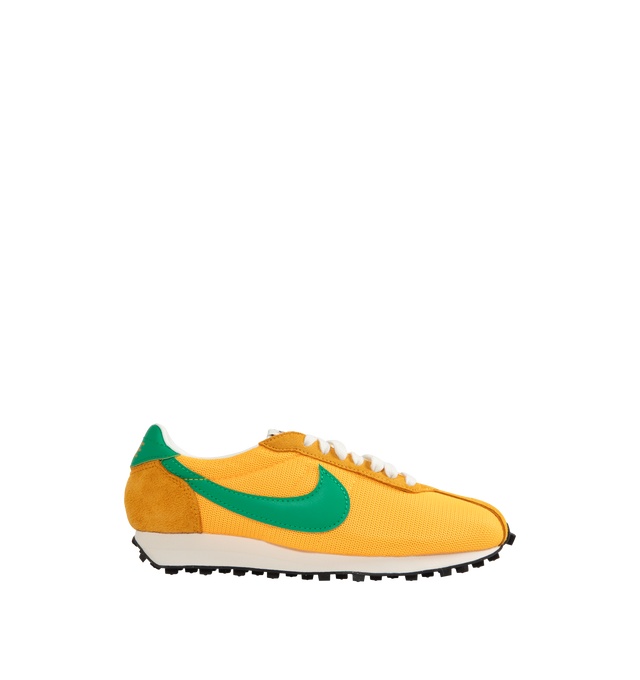 Image 1 of 5 - ORANGE - NIKE LD-1000 Sneaker featuring an upper that combines leather and textiles for a durable, breathable fit, waffle outsole provides durable traction, foam midsole and rubber outsole.