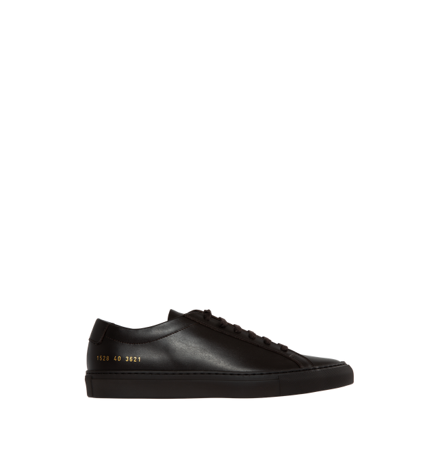Image 1 of 5 - BROWN - COMMON PROJECTS Original Achilles Low Sneaker featuring leather upper with rubber sole and lace-up front. Made in Italy. 