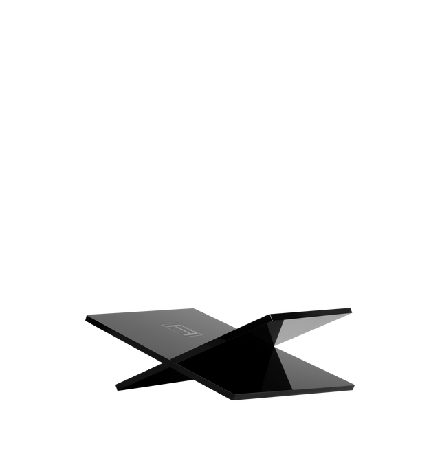 Image 2 of 5 - BLACK - ASSOULINE A Bookstand featuring a bookstand to showcase your collection created with Assouline craftsmanship in mind. Designed by Alex Assouline, this elegantly assembled acetate structure features clean lines and a glossy finish to cradle your volumes tastefully. Leave it on a credenza or hall table with a book that speaks to you, open to your favorite page, inviting visitors to explore and converse. 14 x 12 in. flat. W 13 x D 12 x H 4.8 in. assembled. Holds up to 30 lbs.