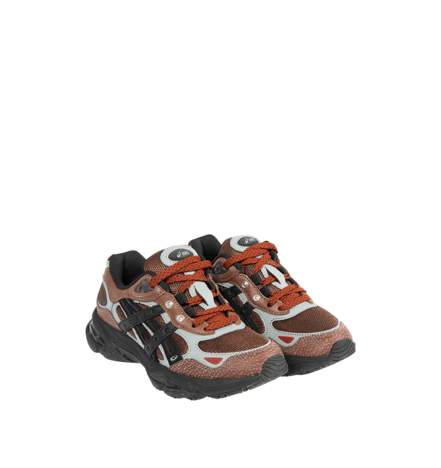 Image 2 of 5 - BROWN - ASICS GEL-NYC 2.0 SSHS Sneaker featuring rearfoot and forefoot GEL technology, shock-attenuating material placed in the midsole, FF BLAST PLUS cushioning, TPU TRUSSTIC technology, angled heel and walking-specific flex grooves.