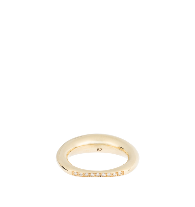 14K YELLOW GOLD DIAMOND RING