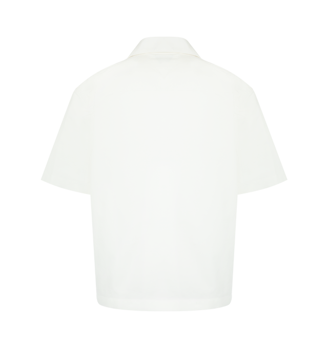 Image 2 of 2 - WHITE - BOTTEGA VENETA Shirt featuring open collar, button front closure, short sleeves and regular fit. Made in Italy.