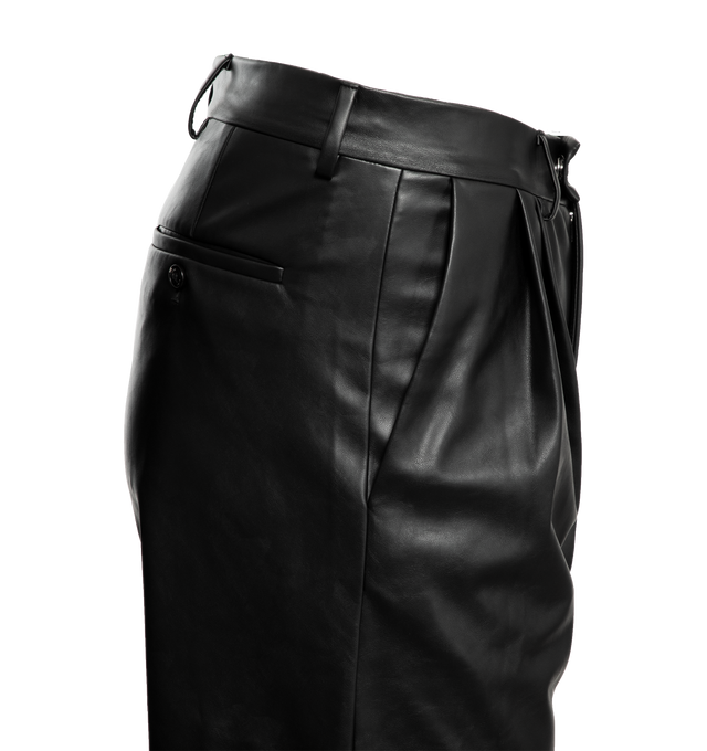 VEGAN PLEATED TROUSER (MENS)