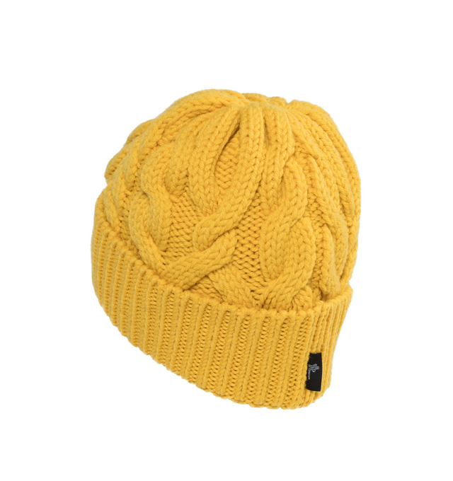 CABLE KNIT WOOL BEANIE (WOMENS)