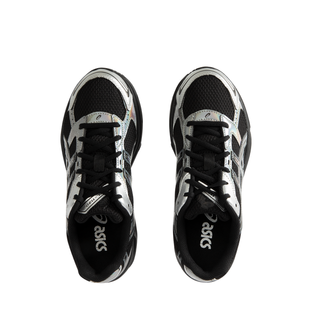 Image 5 of 5 - BLACK - ASICS GEL-1130 Sneaker featuring overlays and breathable mesh underlays, sockliner, GEL technology cushioning for shock absorption, TRUSSTIC support system and at least 20% of the upper's synthetic leather is made with recycled materials.