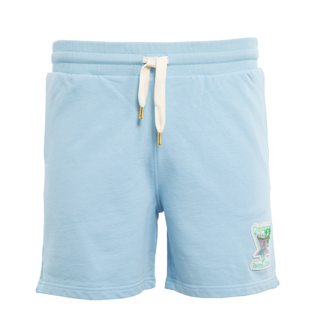 TENNIS CLUB ICON PASTELLE EMBROIDERED SWEATSHORTS (MENS)