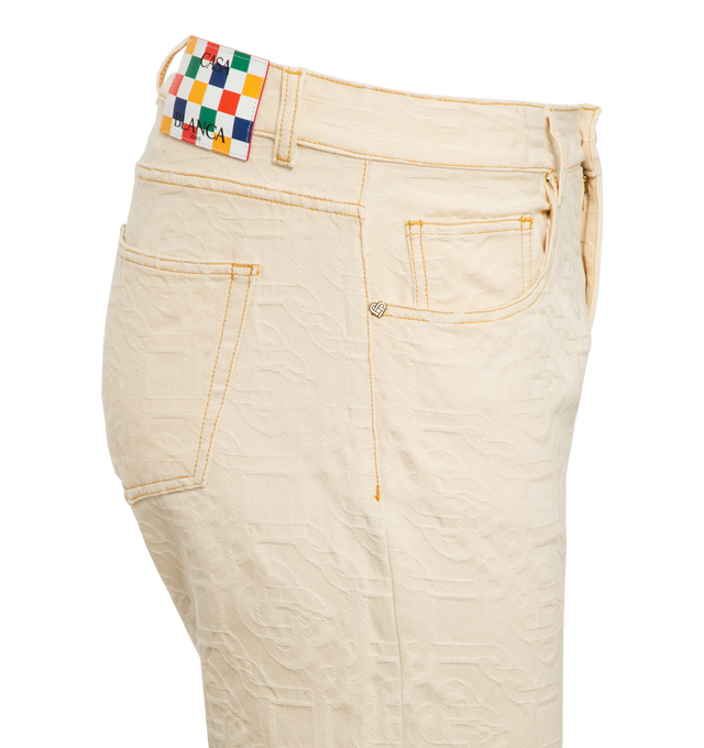 MONOGRAM STRAIGHT LEG JEANS (MENS)