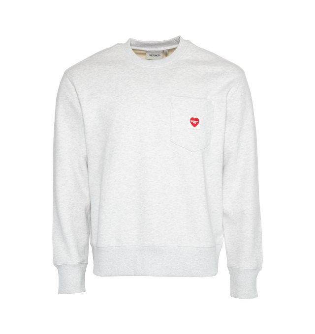 HEART POCKET SWEATSHIRT