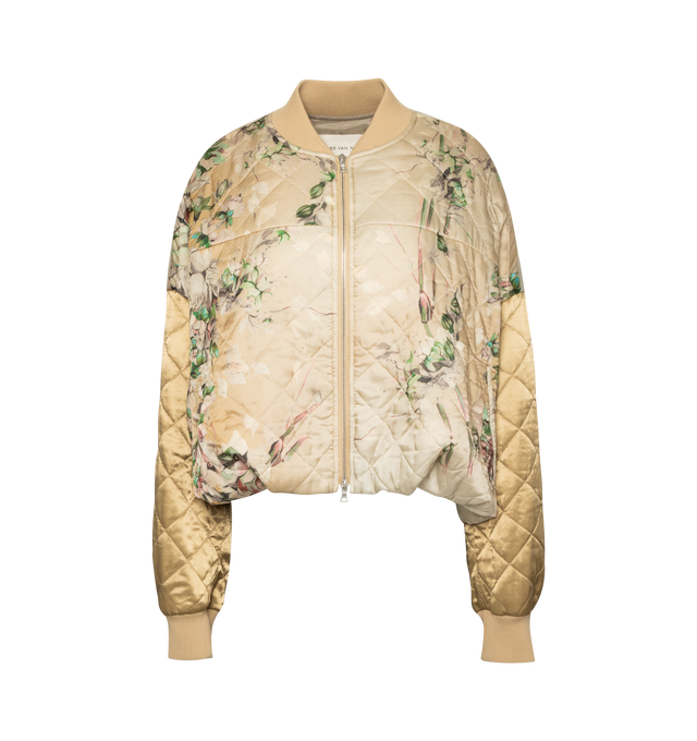 QUILTED SATIN JACKET (WOMENS)