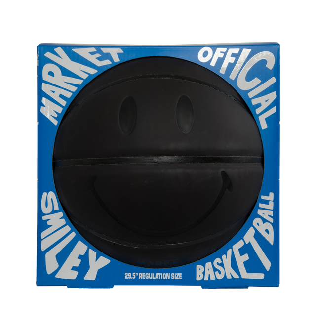 Image 1 of 1 - MULTI - MARKET Smiley Heat Reactive Basketball featuring heat-reactive surface that changes colour as you play and official smiley branding. 100% PU.  