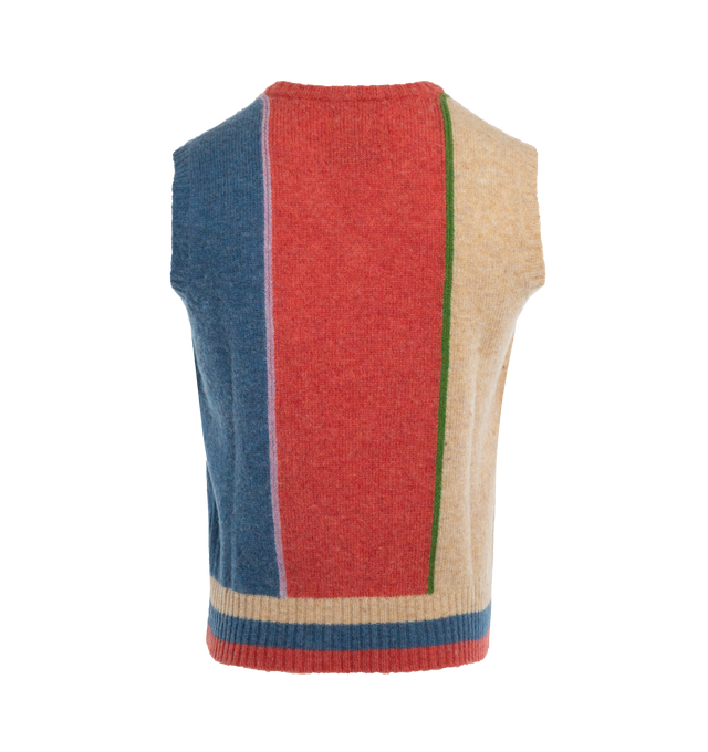 SHETLAND BLOCK SWEATER VEST