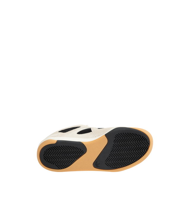 Image 4 of 5 - WHITE - ADIDAS x Bad Bunny BadBo 1.0 Sneaker featuring premium nubuck and hairy teasel suede with the signature star logo inspired by the Puerto Rico flag.