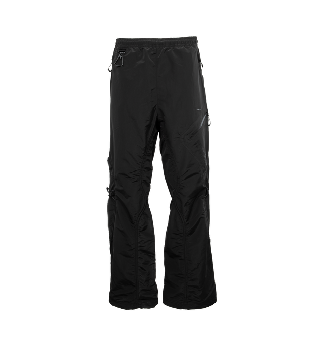 Image 1 of 3 - BLACK - NIKE X OFF WHITE Pant featuring elasticated waist, cinch cords, 3 pockets and printed branding. 100% polyester. 