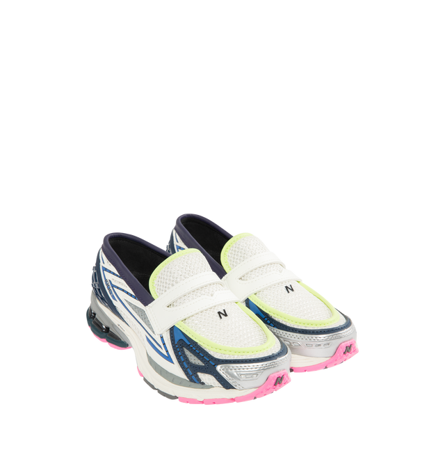 Image 2 of 5 - MULTI - NEW BALANCE 1906L Sneaker featuring a classic penny loafer shape, open holed mesh upper, curvilinear synthetic overlays, 860v2 sole unit, segmented ABZORB SBS pods at the heel and N-ergy outsole.