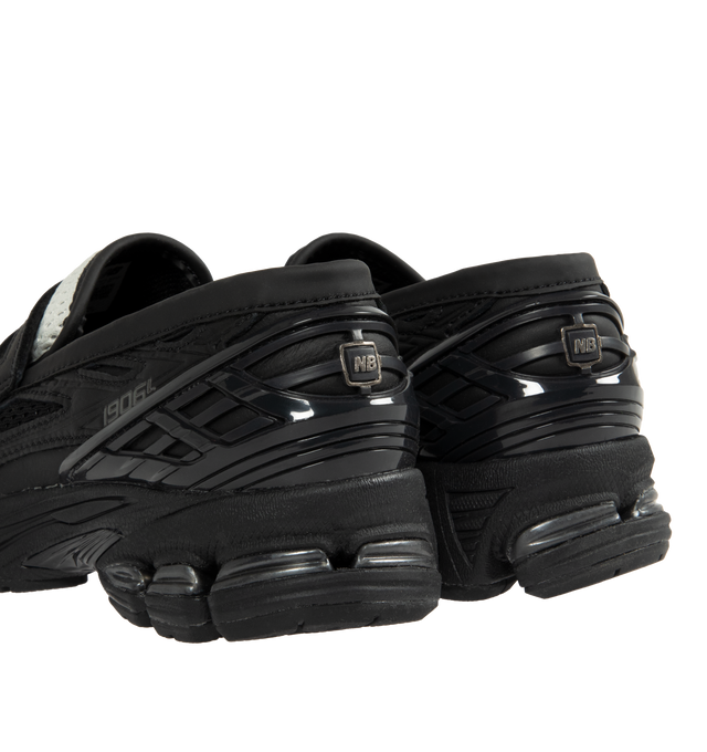 Image 3 of 5 - BLACK - NEW BALANCE 1906L Sneaker featuring a classic penny loafer shape, open holed mesh upper, curvilinear synthetic overlays, 860v2 sole unit, segmented ABZORB SBS pods at the heel and N-ergy outsole.