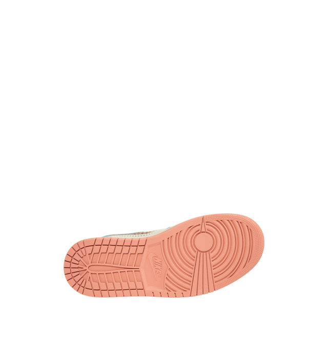 Image 4 of 5 - BLUE - JORDAN Air Jordan 1 Low SE Sneaker featuring genuine leather upper that wears away over time to reveal another colour, encapsulated Air-Sole unit that provides lightweight cushioning and solid rubber outsole.