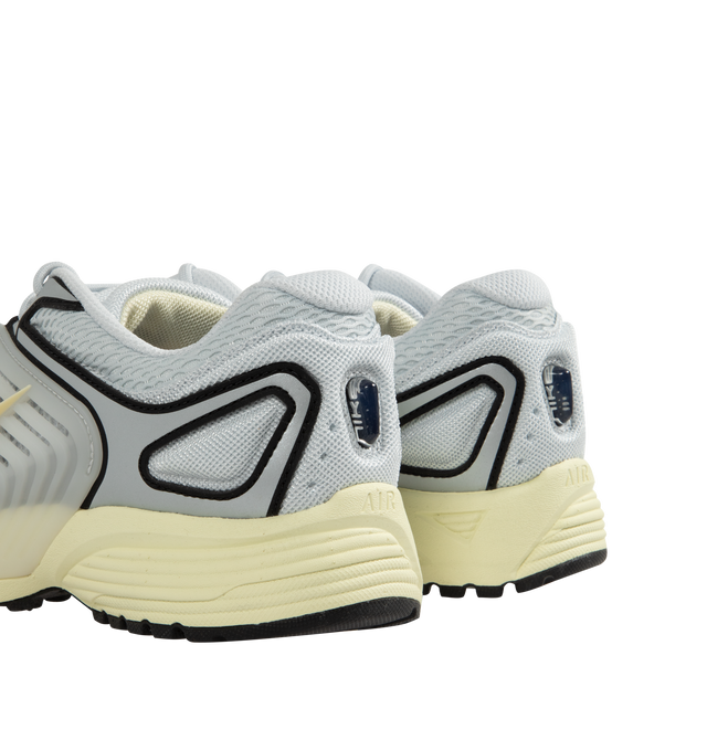 Image 3 of 5 - GREY - Air Pegasus Wave Sneaker featuring upper that combines mesh, textile and leather for a layered look, Nike Air technology absorbs impact for cushioning and rubber outsole adds grip and durability.