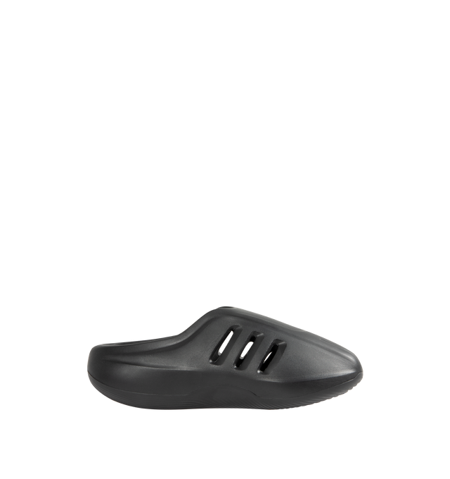 Image 1 of 4 - BLACK - ADIDAS Adifom IIInfinity Mules featuring regular fit, slip-on, molded with a ripple-textured footbed, foam upper and foam outsole.