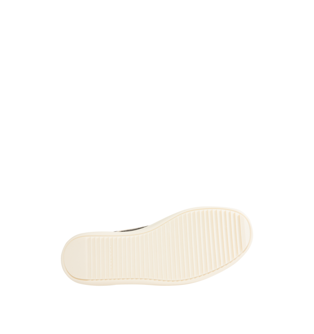 Image 4 of 5 - BROWN - DRKSHDW Vintage Sneaks Sneakers featuring low-top, lace-up closure, padded collar, treaded rubber sole and contrast stitching in white. Upper: calfskin. Sole: rubber. Made in Italy.