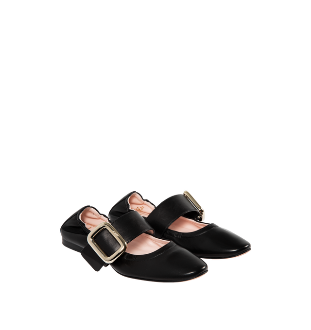 BUCKLE STRAP BABIES FLATS