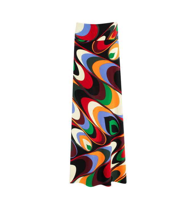 ABSTRACT MAXI SKIRT