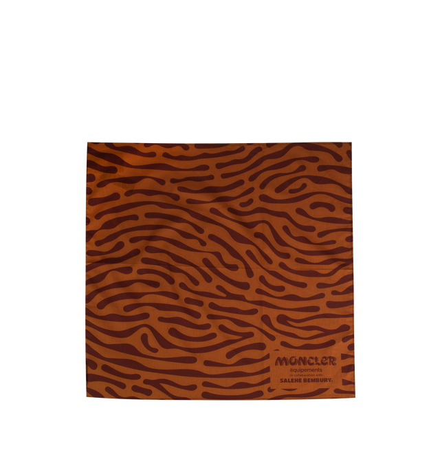 MONCLER X SALEHE BEMBURY PRINTED COTTON SCARF