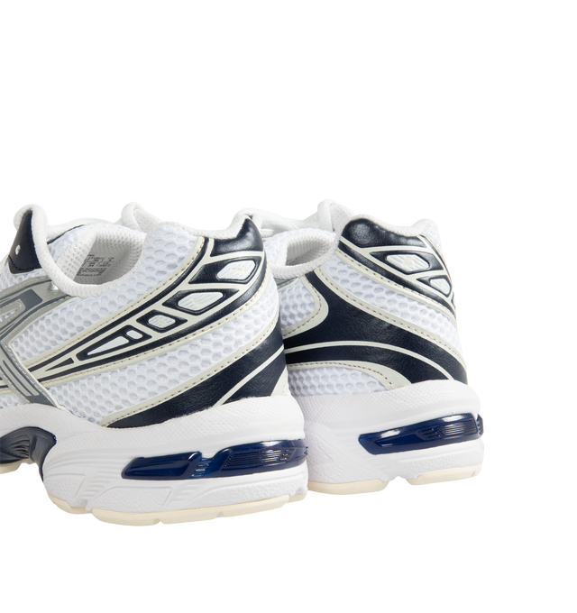 Image 3 of 5 - WHITE - Asics GEL-1130 Sportstyle Retro Sneaker featuring late 2000s runner aesthetic reimagined with overlays and breathable mesh underlays, GEL technology cushioning for excellent shock absorption. Imported from Cambodia.